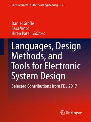cover image of Languages, Design Methods, and Tools for Electronic System Design